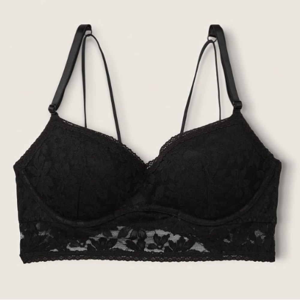 Lace push up bra